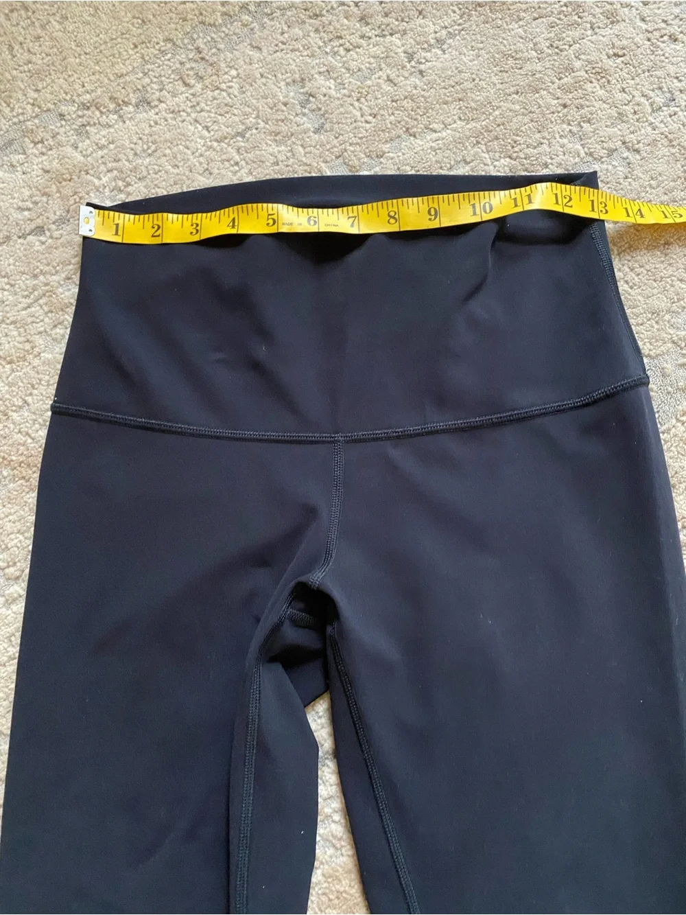 Lululemon Wunder Under Pant Hi-Rise Ombre Black Legging Yoga Pants: 8